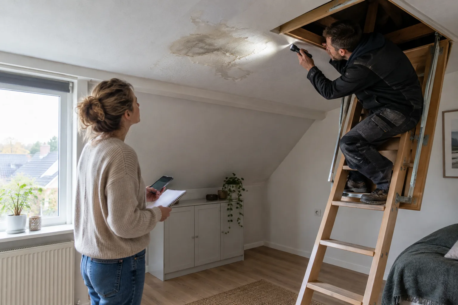 lekkage opsporen in een realistische praktijksituatie